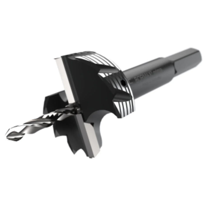 Drill bit on a white background