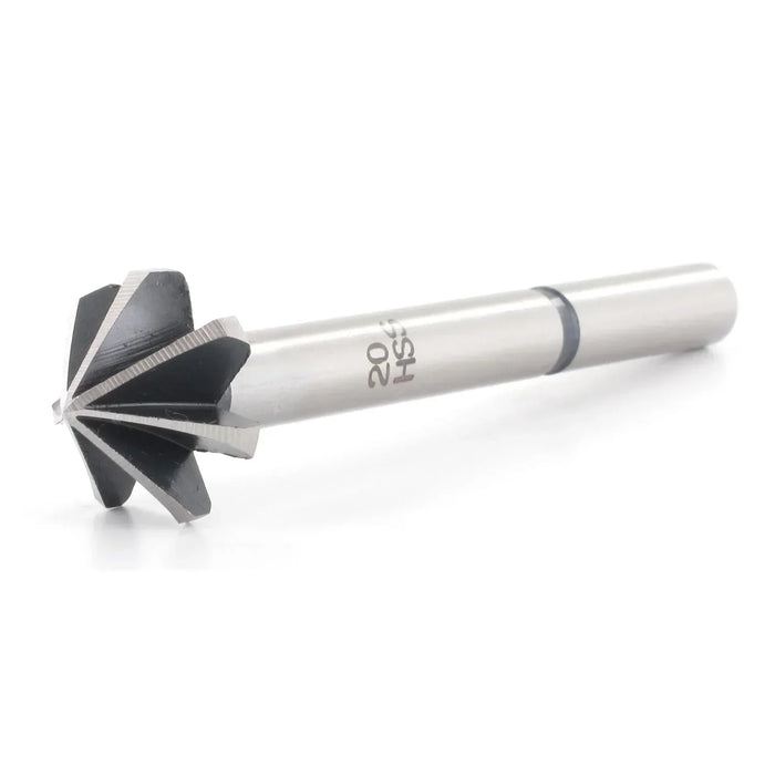 Metal countersink with a white background