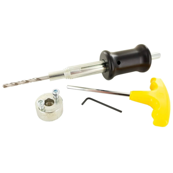 Pumpshank kit components on a white background
