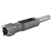 Metal disc cutter drill bit on a white background