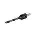 Drill bit with a countersink attached on a white background