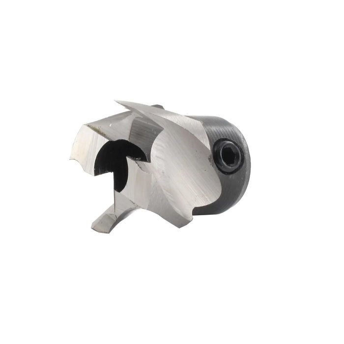 Metal cutting tool on a white background