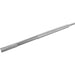 Silver metal guide pin on a white background