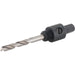 Drill bit on a white background